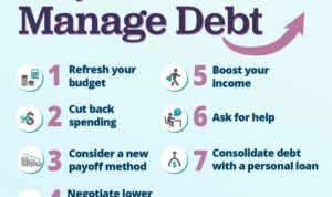 Manage debt ways tips financial